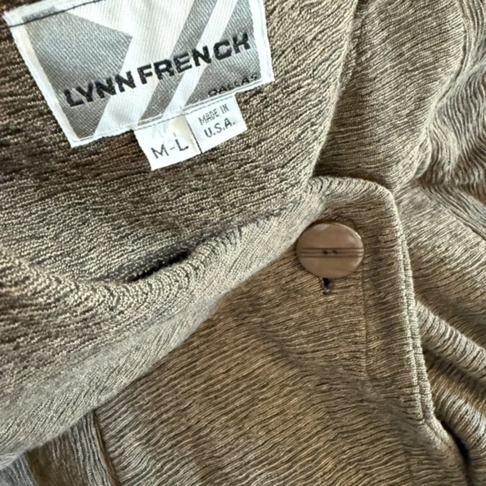 Vintage Lynn French oversized duster cocoon coat - Picture 9 of 10